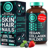 Bottle of WILD FUEL Vegan Collagen Builder with 30 tablets