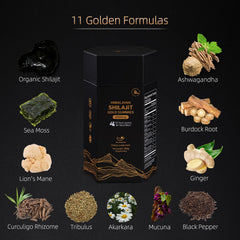 Wild Himalayan Shilajit resin used in the gummies
