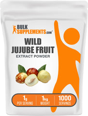 Front view of BulkSupplements Wild Jujube Extract Powder 1kg