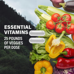 Bottle side view showing product label