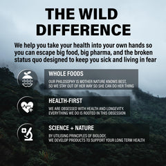 Close-up of Wild Methylated Multivitamin packaging and label