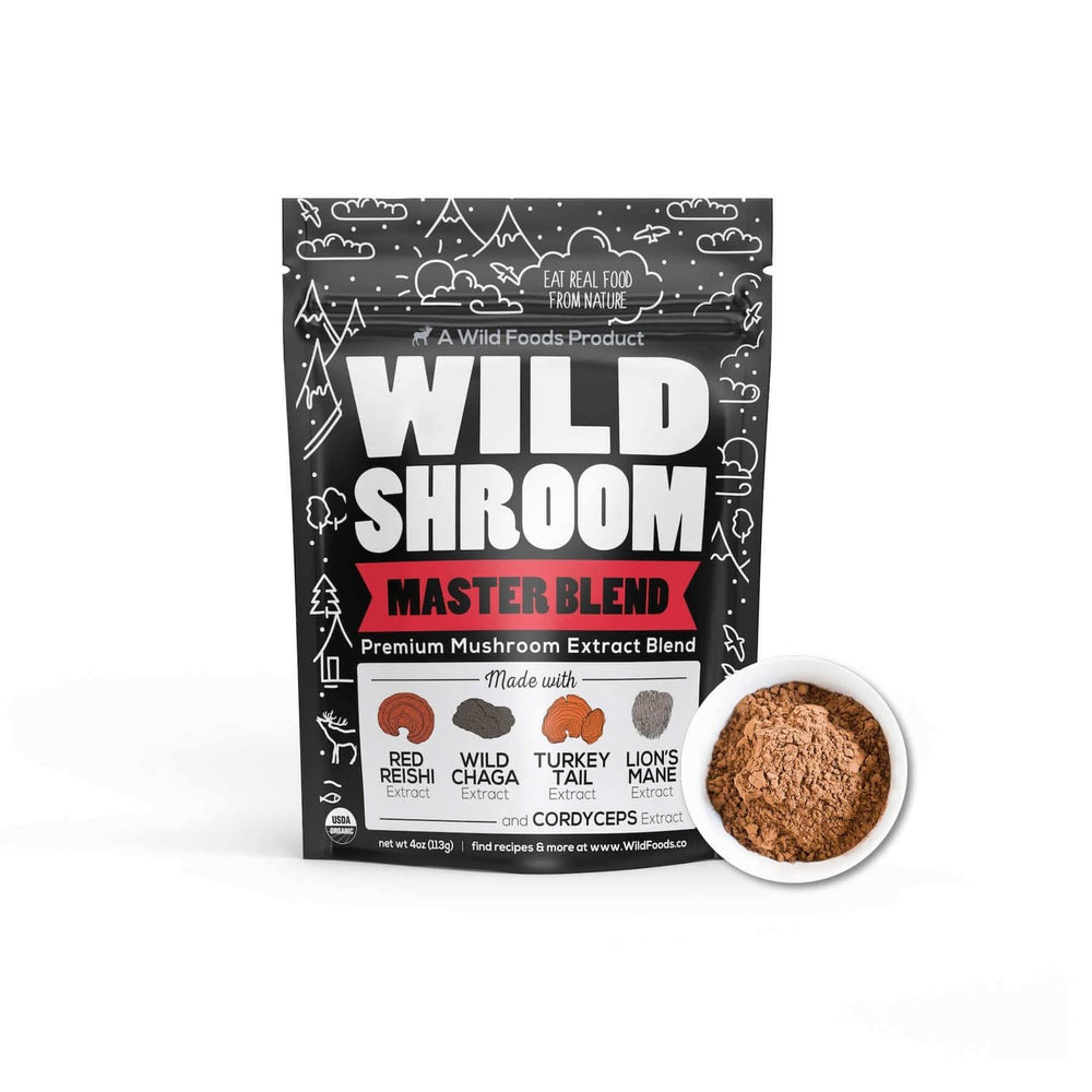 Wild Foods Wild Mushroom Blend 4oz bottle