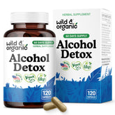 Wild & Organic Alcohol Detox Capsules bottle - 120 count