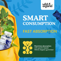 Label highlighting vegan, non-GMO and no artificial colors