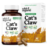 Wild & Organic Cat's Claw 1000 mg capsules bottle