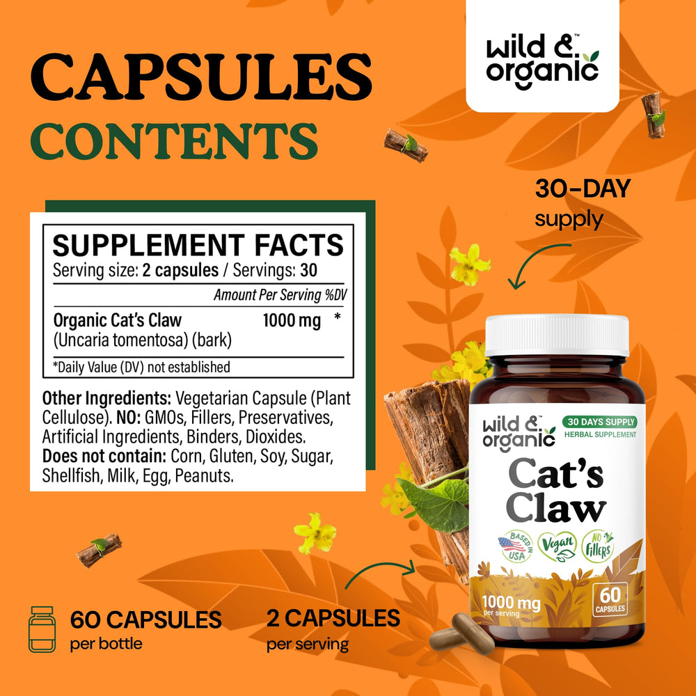 Immune support and vegan, non-GMO labeling