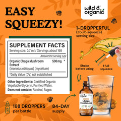Label showing vegan, sugar-free, alcohol-free tincture ingredients