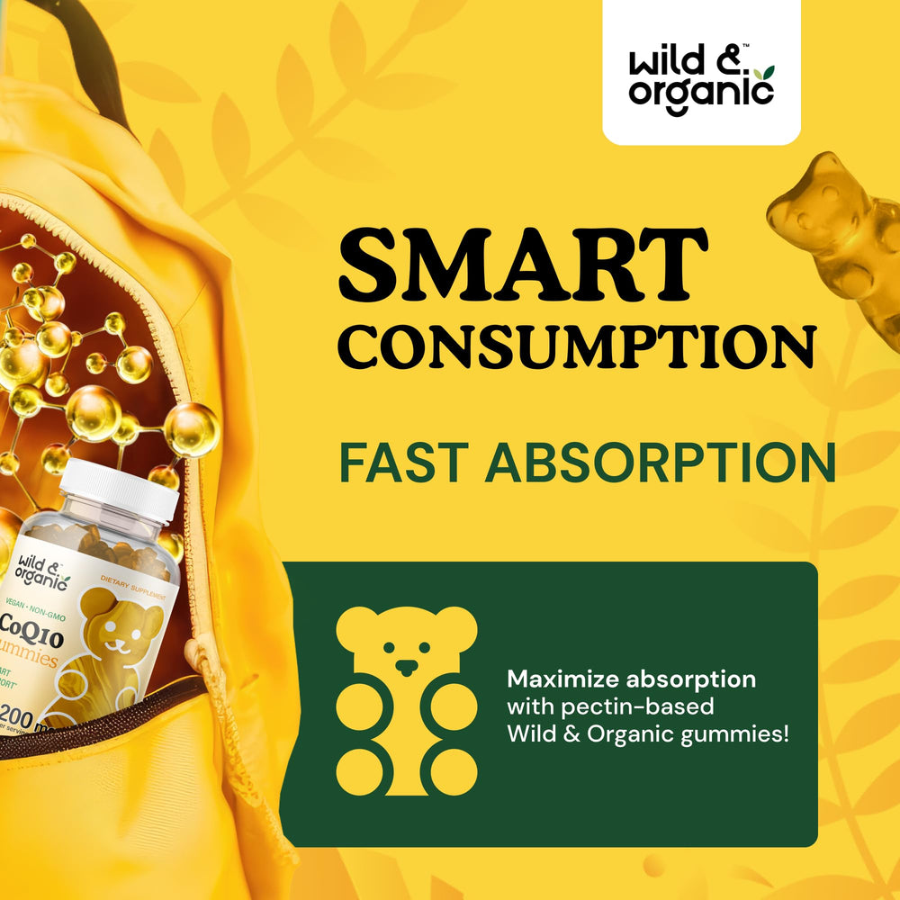 Pectin-based CoQ10 gummy texture close-up