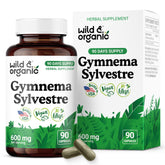 Wild & Organic Gymnema Sylvestre capsules bottle 600 mg