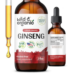 Hero image of Wild & Organic Korean Red Ginseng Extract Drops bottle