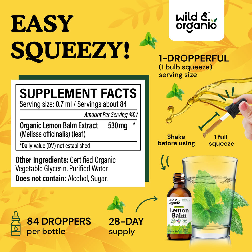 Close-up of fresh lemon balm leaves used in the tincture