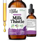 Wild & Organic Milk Thistle Drops bottle front