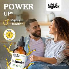 Yohimbe Drops bottle with label close-up