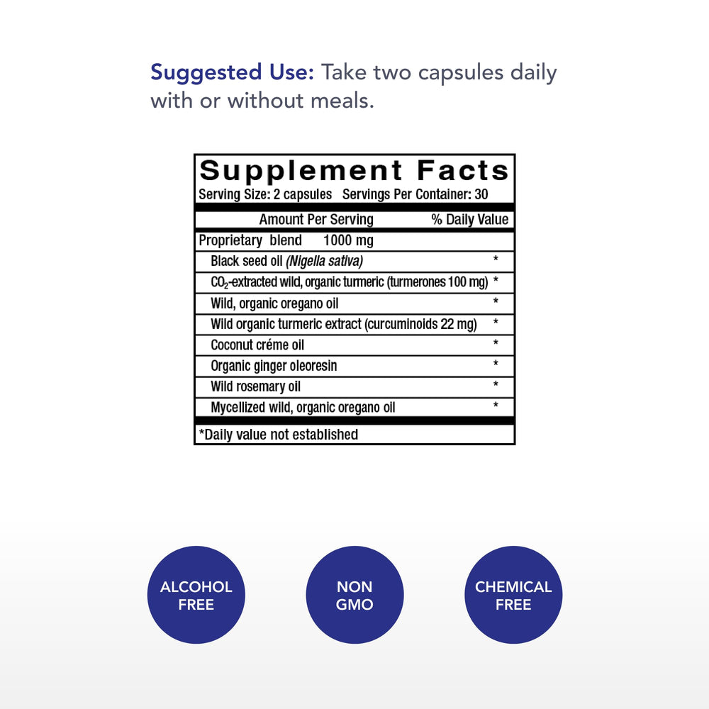 Wild, raw, whole-food turmeric extract full-spectrum illustration