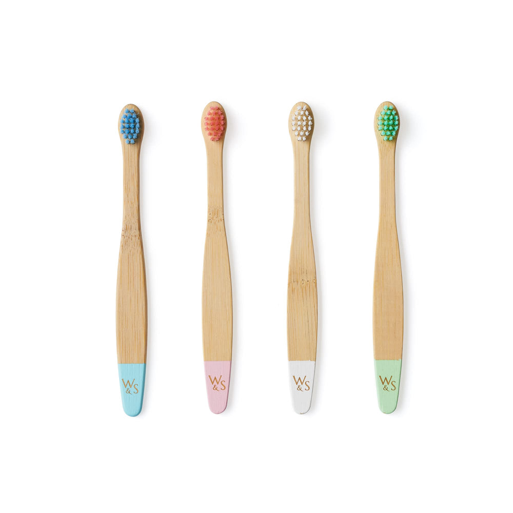 Eco-friendly kraft packaging for Wild & Stone bamboo toothbrushes