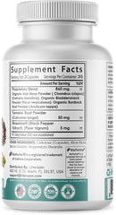 Wildcrafted seamoss blend with turmeric, burdock, and bladderwrack