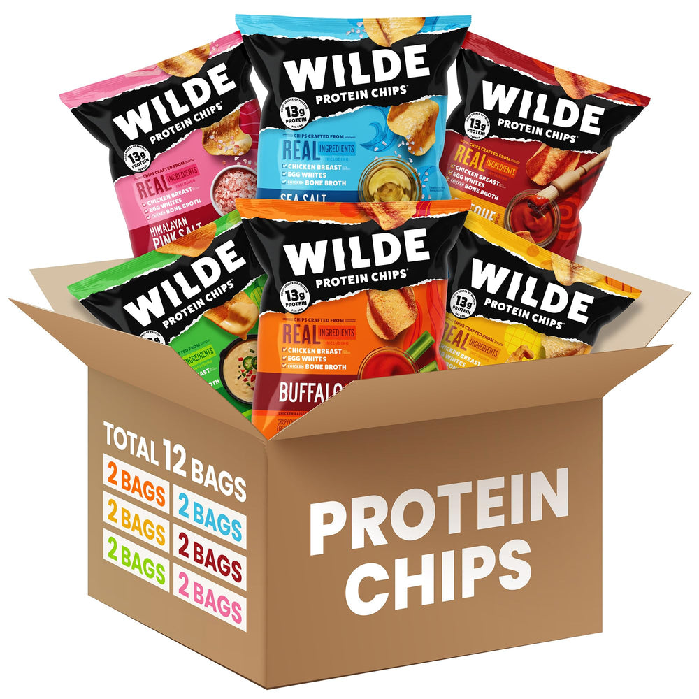 WILDE Protein Chips Variety Pack 12 x 1.34oz bags