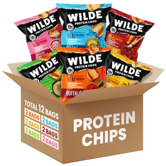 WILDE Protein Chips Variety Pack 12 x 1.34oz bags