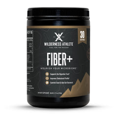 Front view of Wilderness Athlete Fiber+ bottle
