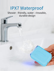 IPX7 waterproof design for rinsing and shower use