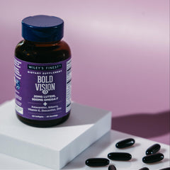 Vitamin E and zinc supplement visuals for eye health