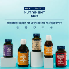 Front packaging design showing 120 softgels and 60 servings