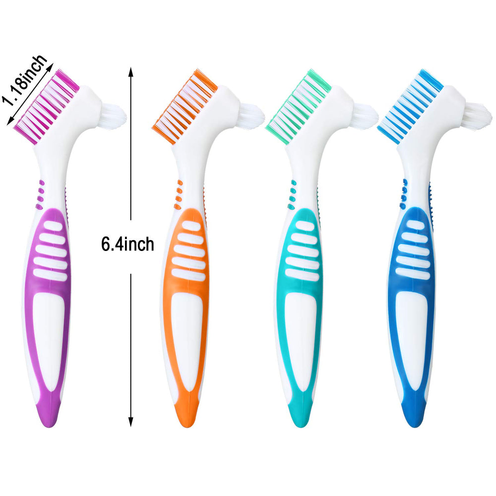 WILLBOND denture brush in blue with white carrying case