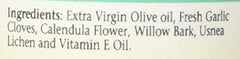 Packaging of Willow Garlic ear oil unscented 1 oz for kids