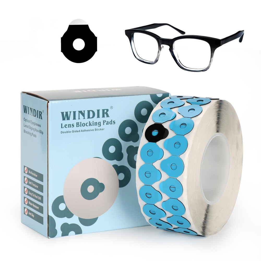 WINDIR black lens edging blocking pad, 24mm x 29mm (0.94x1.14 in)