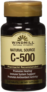 Windmill Vitamin-C 500mg chewable tablet packaging