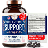 Windsor Botanicals Cholesterol Supplements bottle with label