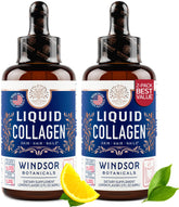 Product hero image of Windsor Botanicals Liquid Collagen in lemon flavor for men and women