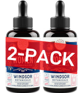 Windsor Botanicals Liquid Iron for Women 2-pack orange flavor bottles
