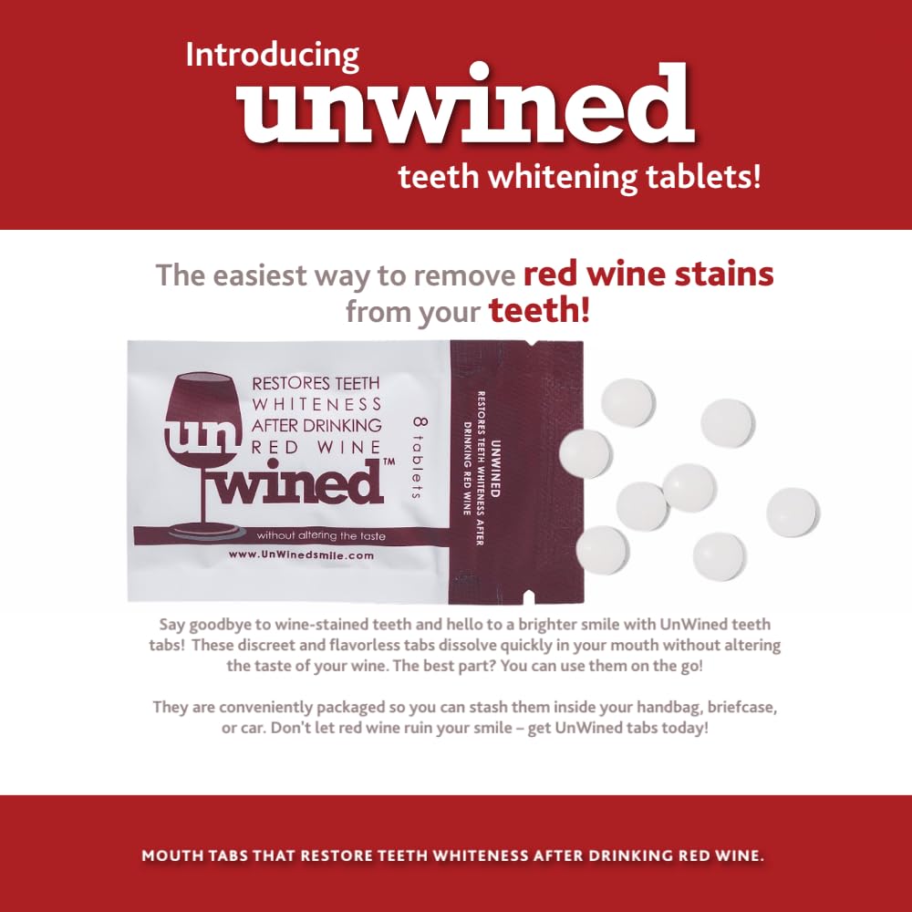 Tablet dissolving in mouth for quick stain removal
