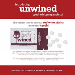 Tablet dissolving in mouth for quick stain removal