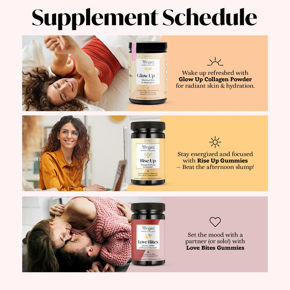 Daily use guidance graphic for Love Bites