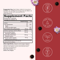Wild blueberry flavored Love Bites gummies