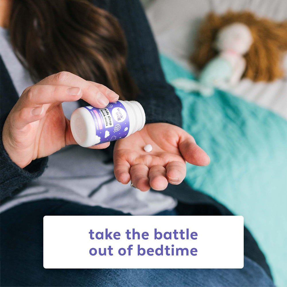 Natural ingredients banner for Wink Well melatonin