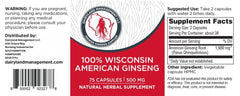 Wisconsin farm ginseng crops growing in soil