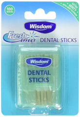Wisdom Fresh Effects dental sticks pack of 4, 400-count on white background