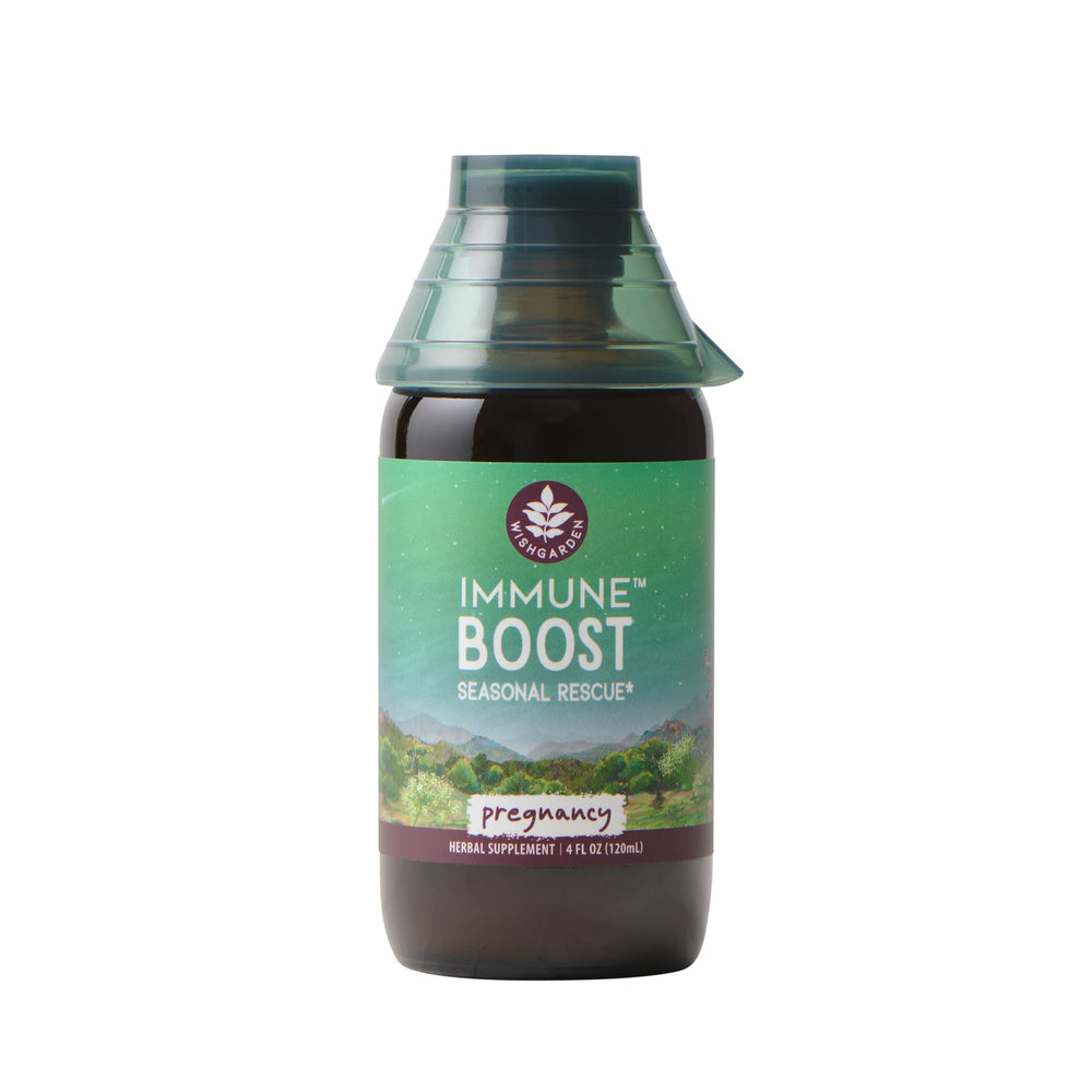 WishGarden Immune Boost for Pregnancy 4oz bottle with label