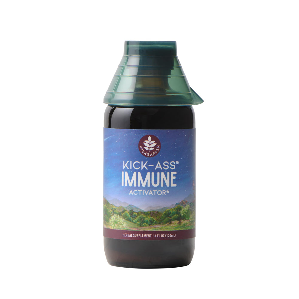WishGarden Kick-Ass Immune Activator 4oz bottle