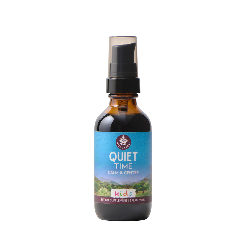 WishGarden Quiet Time for Kids bottle with dropper