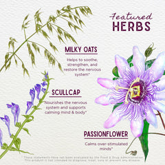 Organic and wild-harvested ingredients display