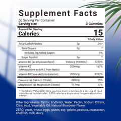 Illustration of bone, teeth, and immune support for Wiszeen gummies