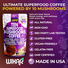Mushroom powder made from whole fruiting bodies