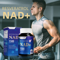 Close-up of NAD+ liposomal capsules