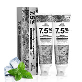 Front view of woadee fluoride-free 2-pack toothpaste packaging