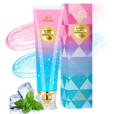 Bottled Woadee Niacinamide Whitening Toothpaste with mint leaves
