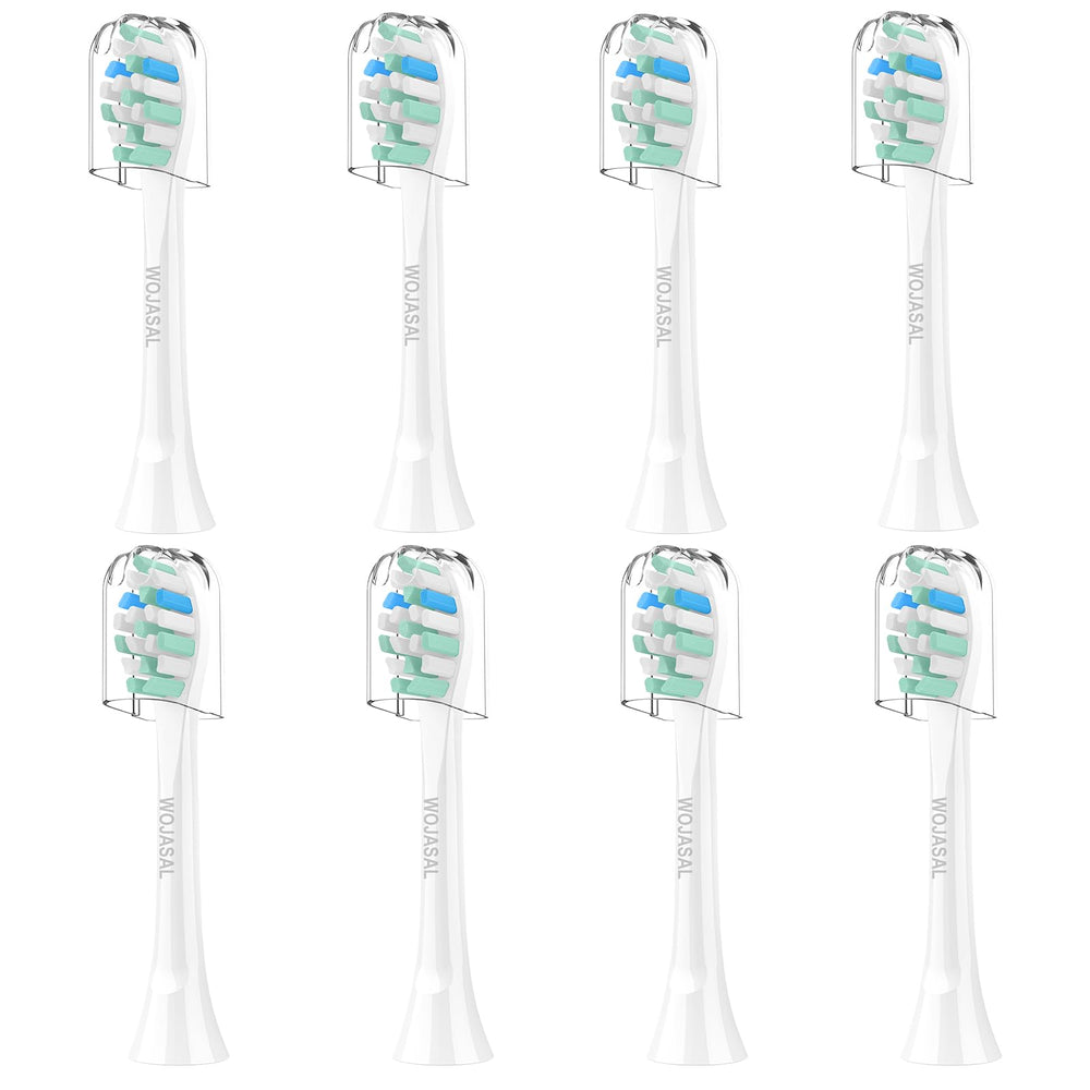 WOJASAL replacement brush heads for Philips Sonicare – 8-pack